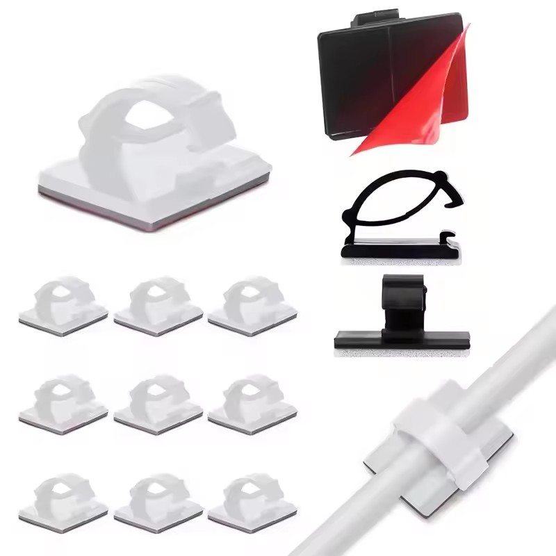 Cable Organizer - Selbstklebender Kabelhalter für Auto, Ladegerät, Kabelbinder,