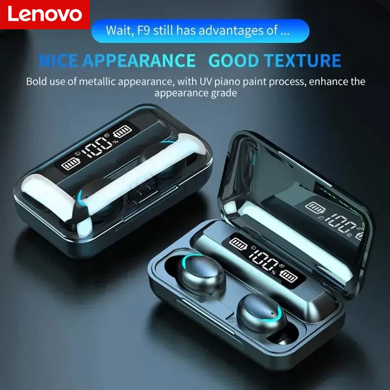 Wireless Charger - Lenovo F9 Bluetooth Kabellose Kopfhörer -