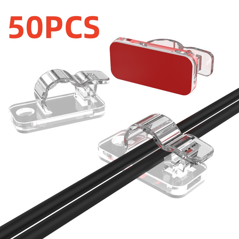 Usb Charger - 10/50 Stück Kabel-Organizer-Clips Kabelmanagement Drahtmanager Kabelhalter