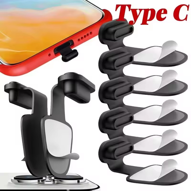Usb Hub - 1/4/6 Stück Ladeanschluss-Staubschutz-Stecker für iPhone Samsung