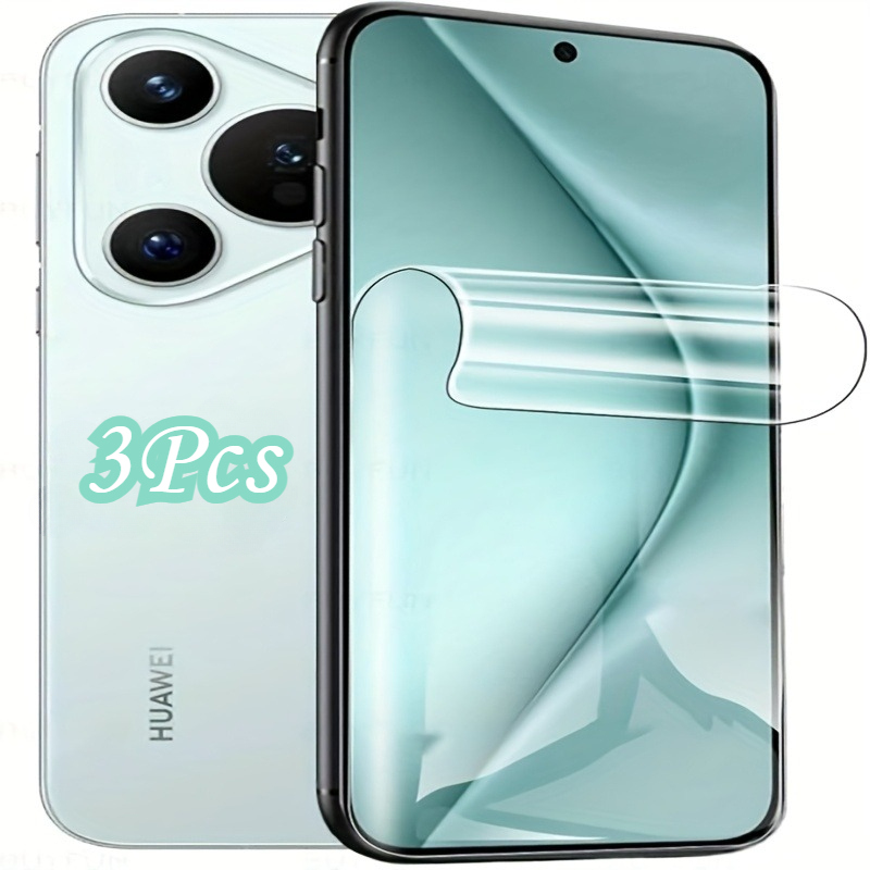 Huawei Mate 60 - 3 Stück Displayschutzfolie Hydrogelfolie für Huawei
