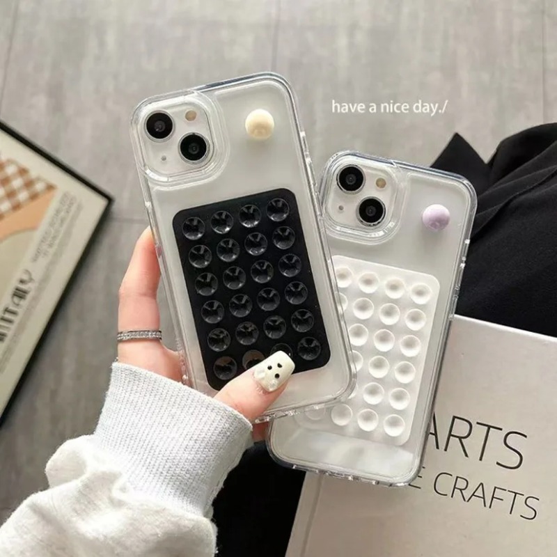 Phone Holder - Silikon-Saugnapf-Handyhalter-Matte, multifunktionaler Saugnapf-Wandständer, quadratisch, rutschfest, einseitige