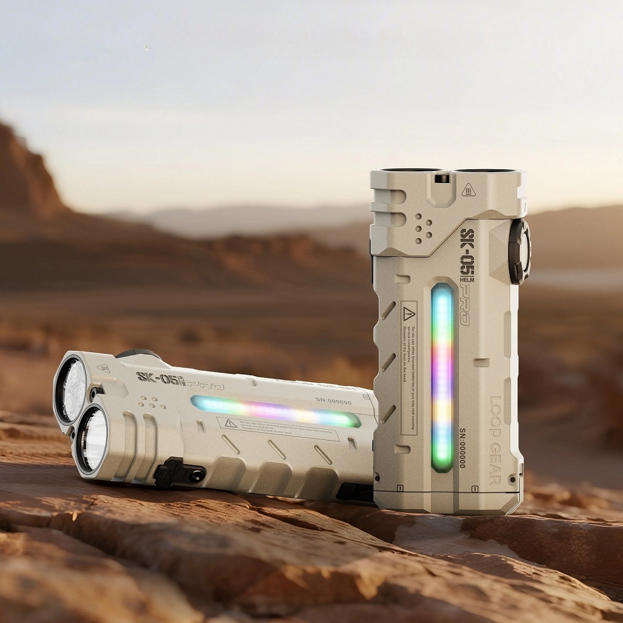 Power Bank - LOOP Multifunktionale MAO Flache LED-Taschenlampe 4360