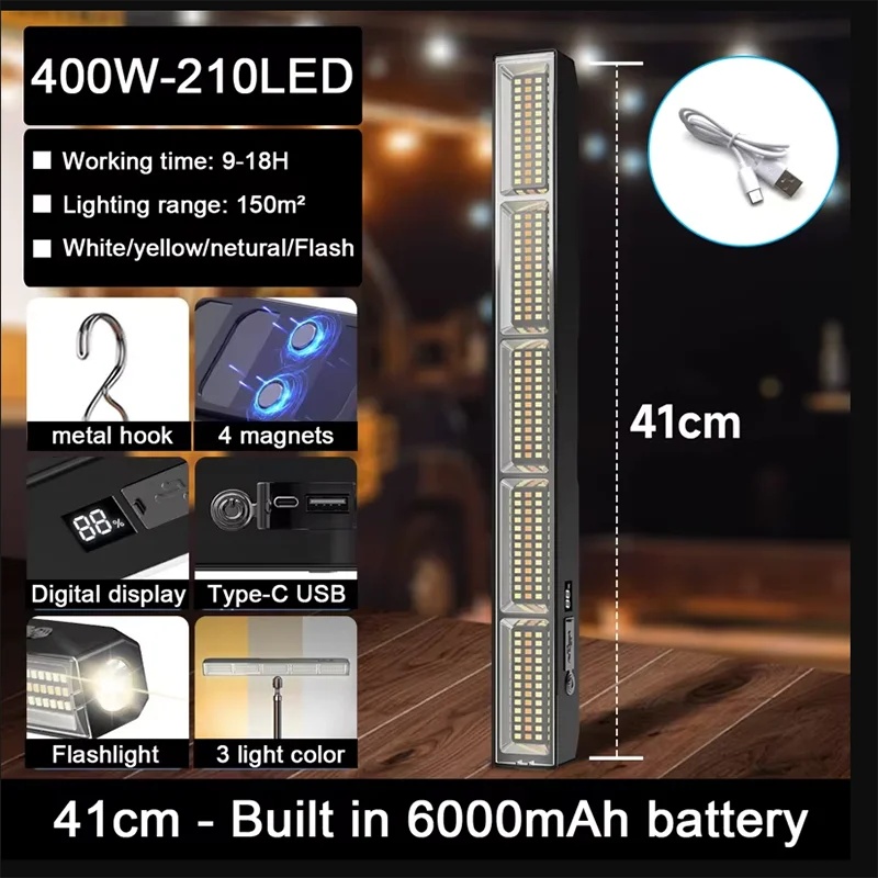 41cm Magnetische LED-Arbeitsle – Power Bank Bewertung und Preis