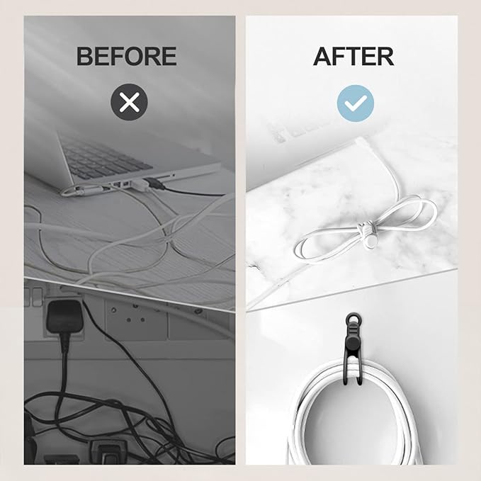 10 Stück Silikon-Kabelbinder,  – Cable Organizer Bewertung und Preis