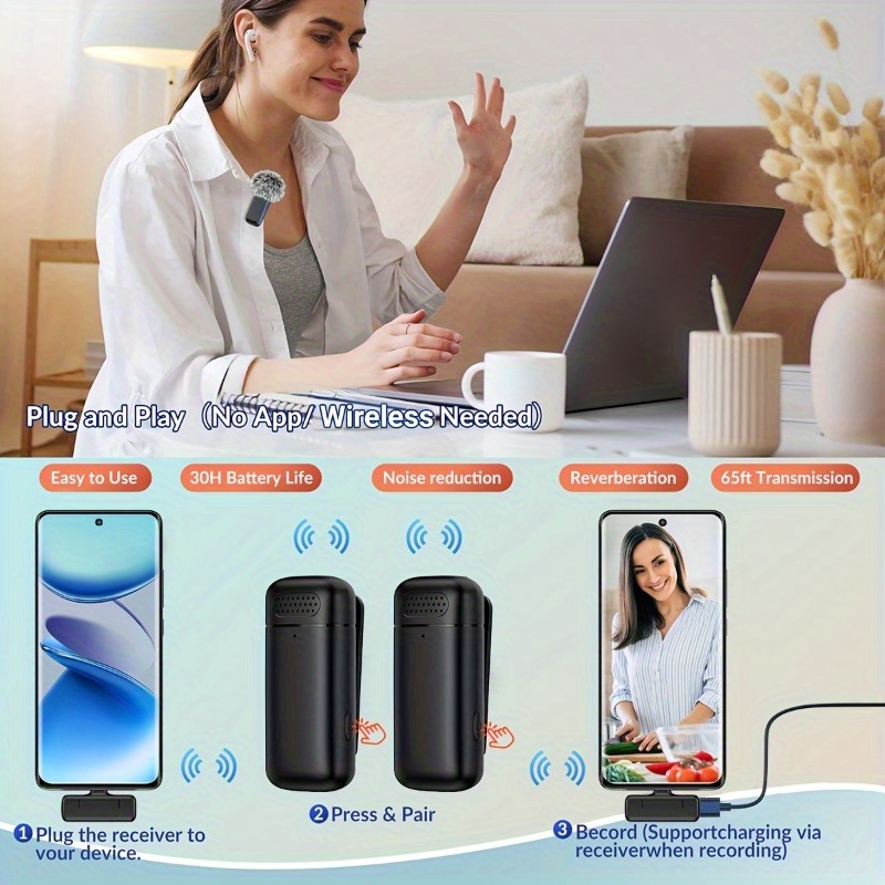 Kabelloses Lavalier-Mikrofon m – Wireless Charger Bewertung und Preis