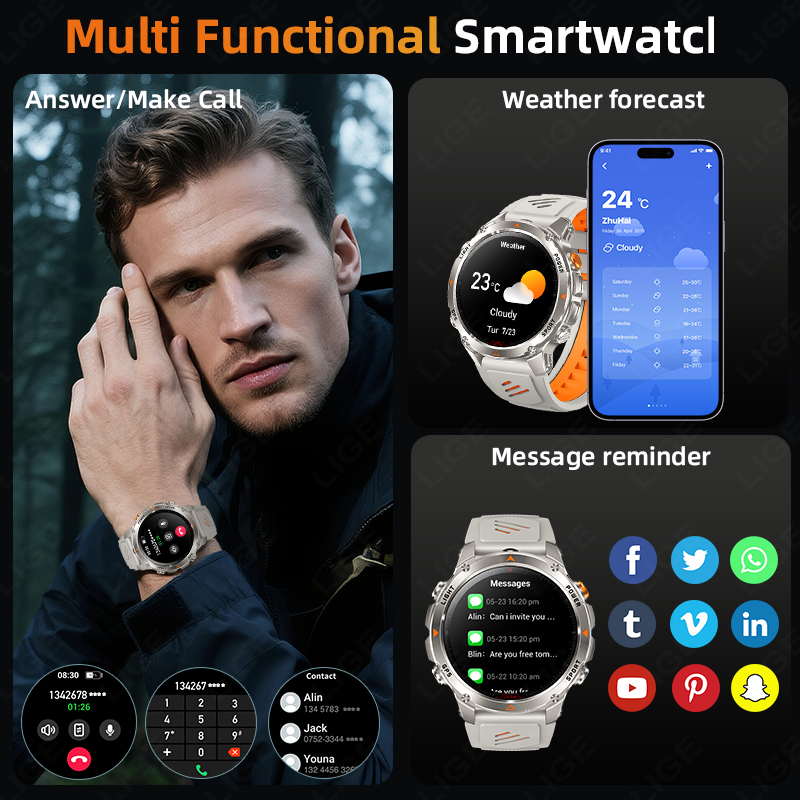 LIGE Robuste GPS Track Smart U – Smart Watch Bewertung und Preis